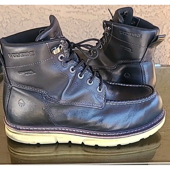 Wolverine Wedge Moc-Toe 6" Work Boot Steel Toe Size 10EW ASTM F241318 M/I/C/EH - Picture 1 of 12